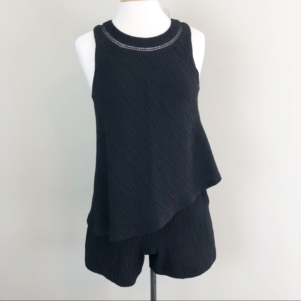 Anthro Elevenses Santa Ana Sleeveless Romper